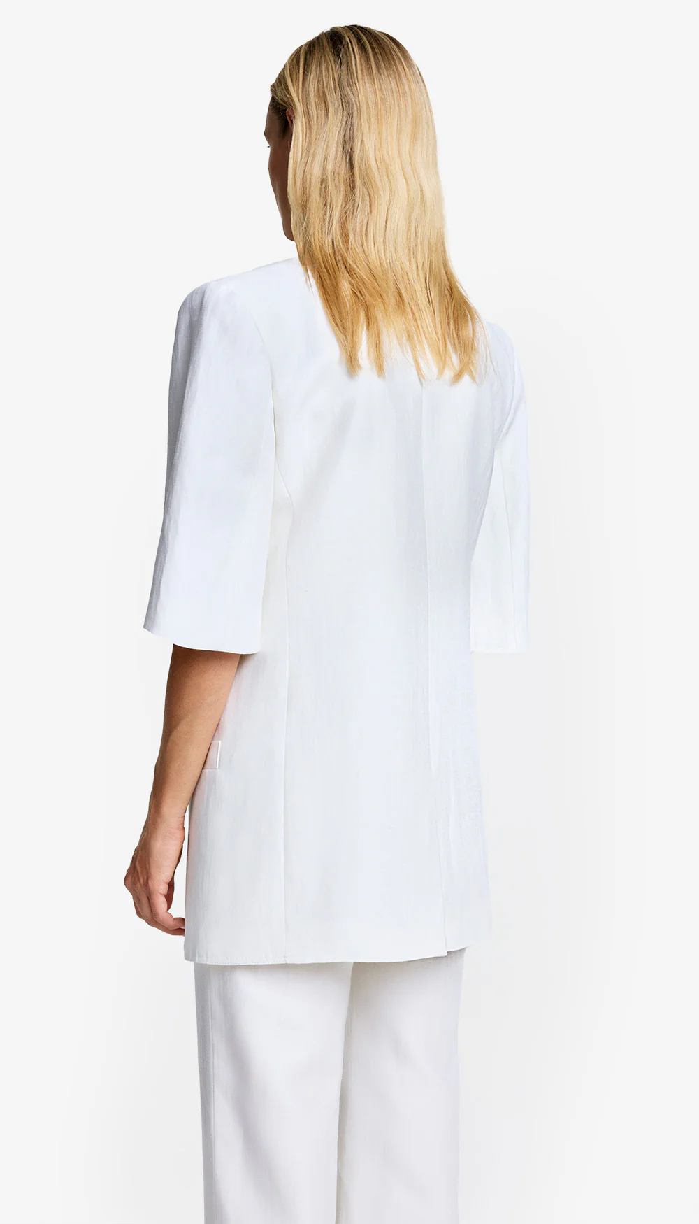 Short Sleeve Oversized Blazer - Image 3