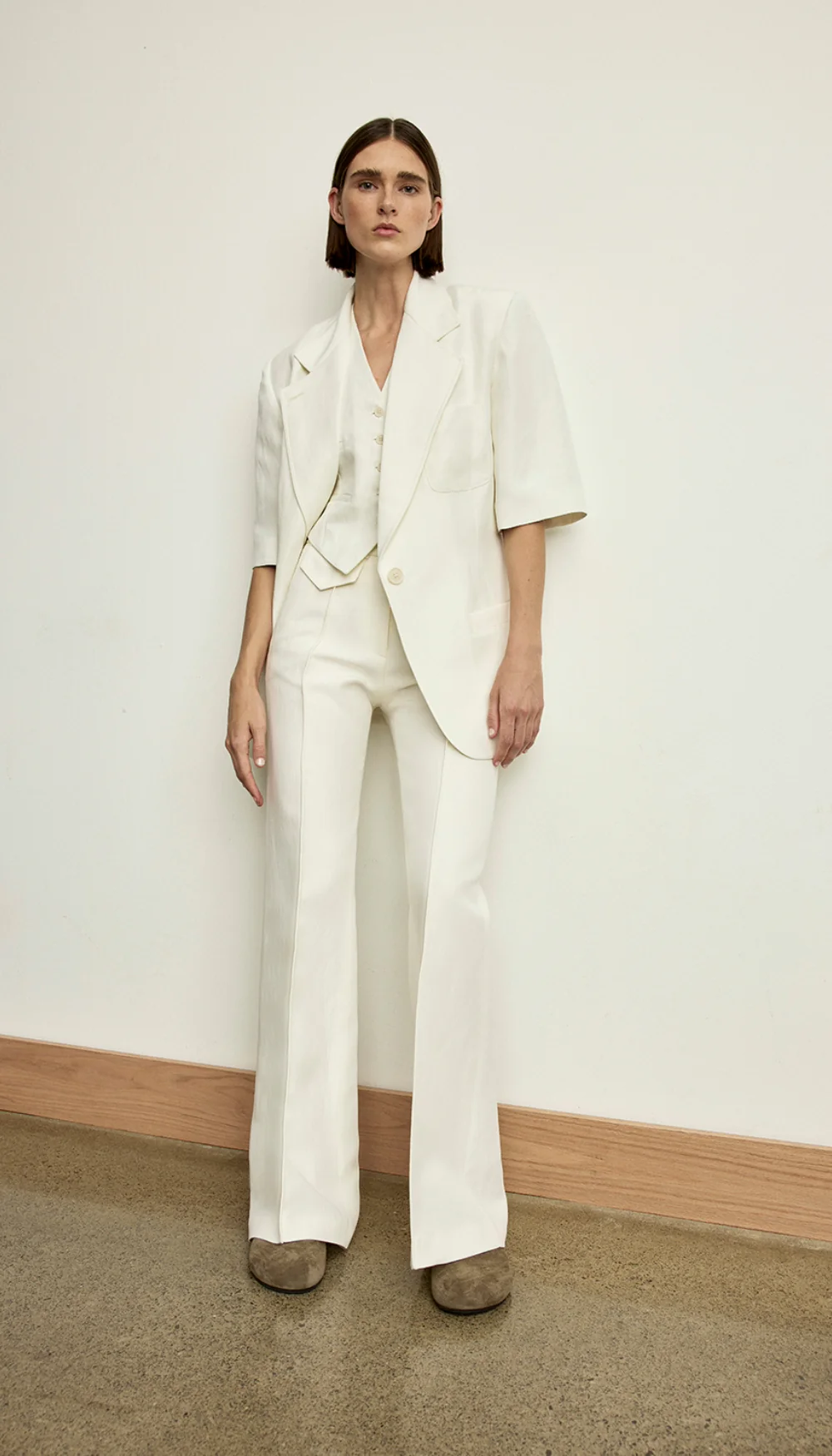 Patch Pocket Pintuck Trouser - Image 5