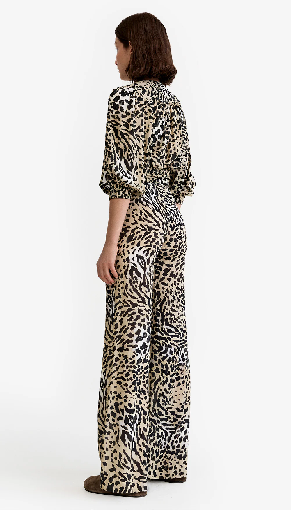 Side Zip Palazzo Pant - Image 2