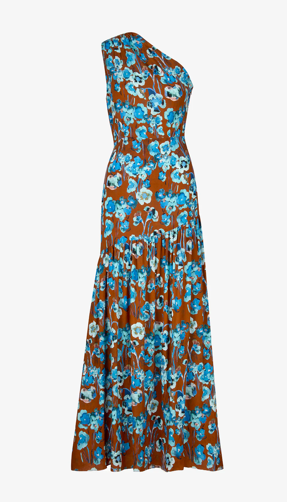 Single Shoulder Maxi Dress - Image 3