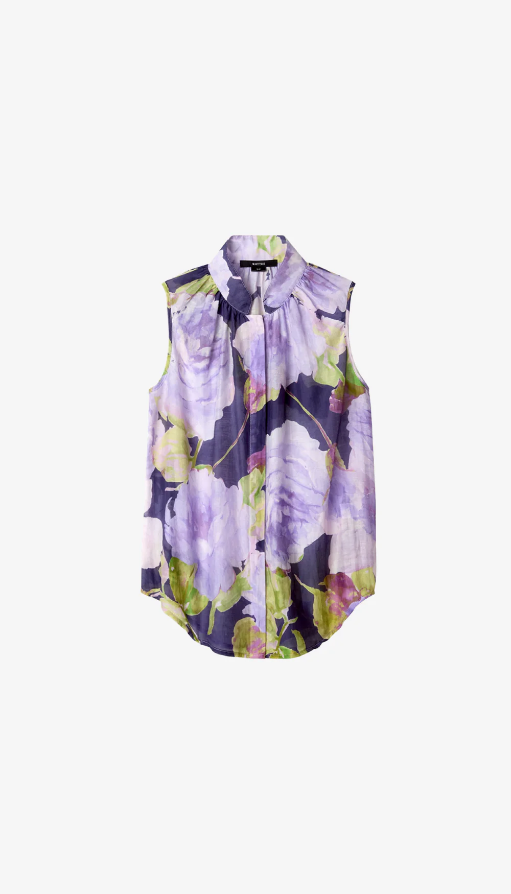 Sleeveless Gathered Blouse - Image 4