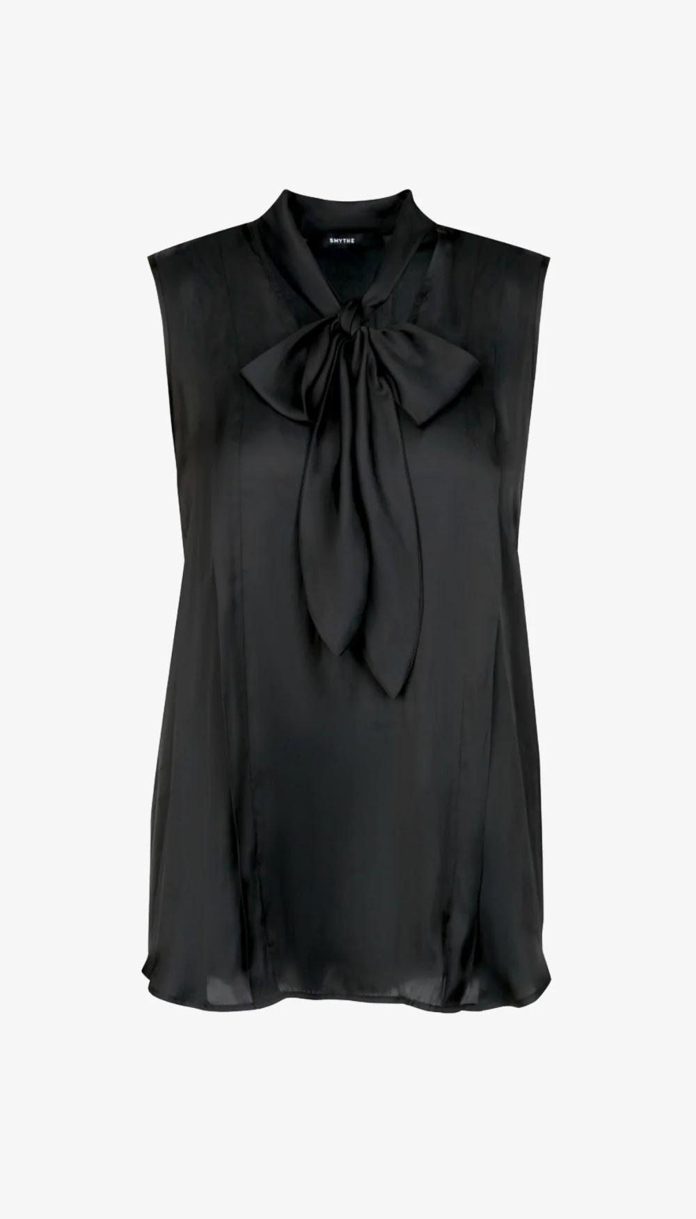 Sleeveless Tie Neck Shell - Image 4