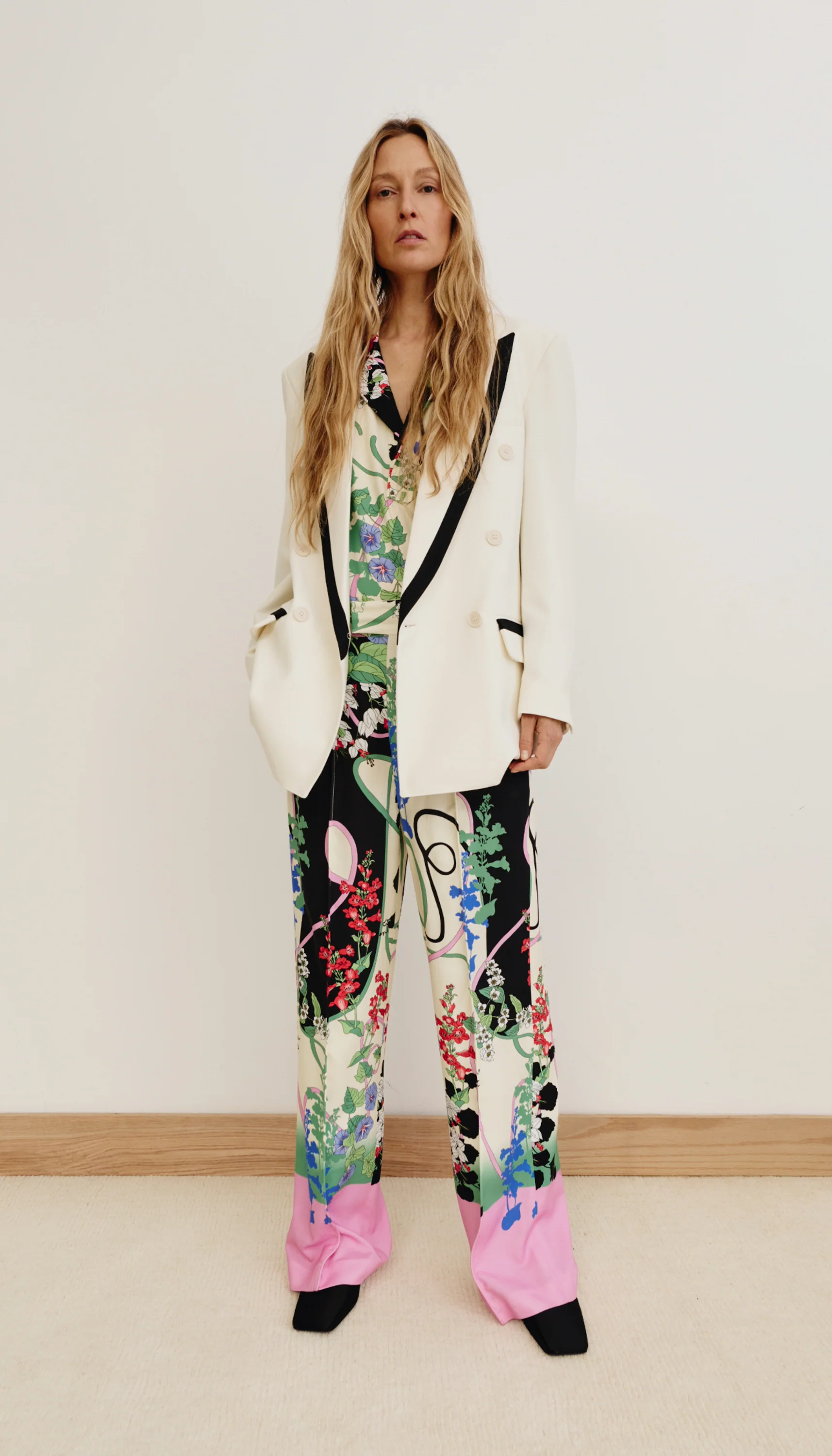 Taped DB Peaked Lapel Blazer - Image 5