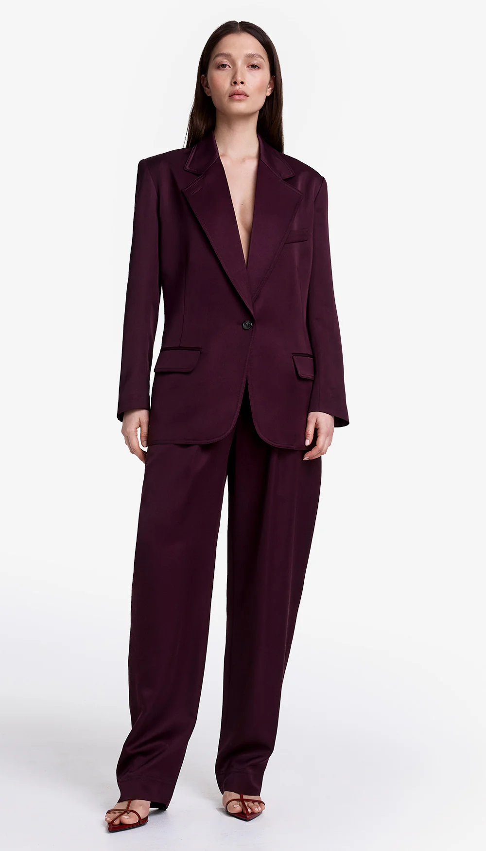 Notched Lapel Blazer - Image 2