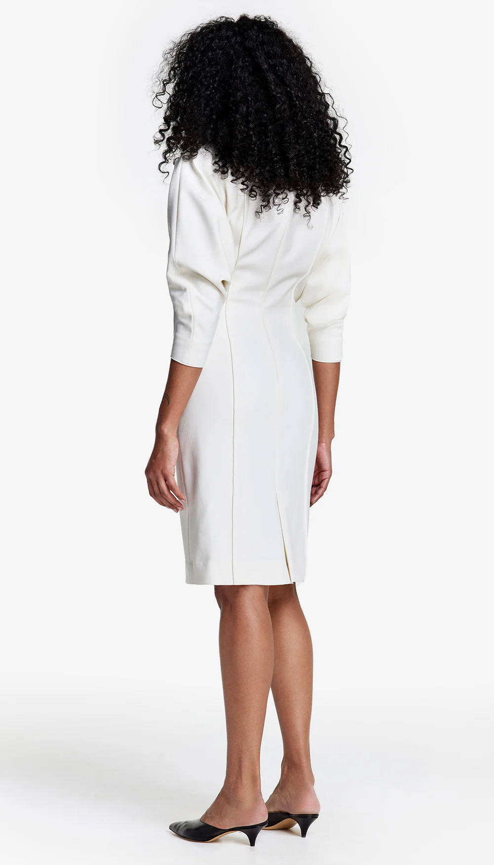 V-Neck Dolman Dress - Image 2