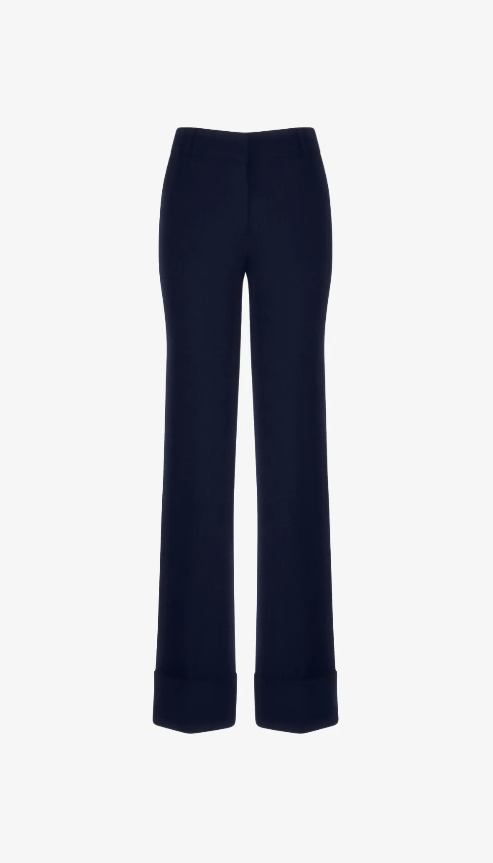 Wide Leg Cuffed Trouser - Image 4