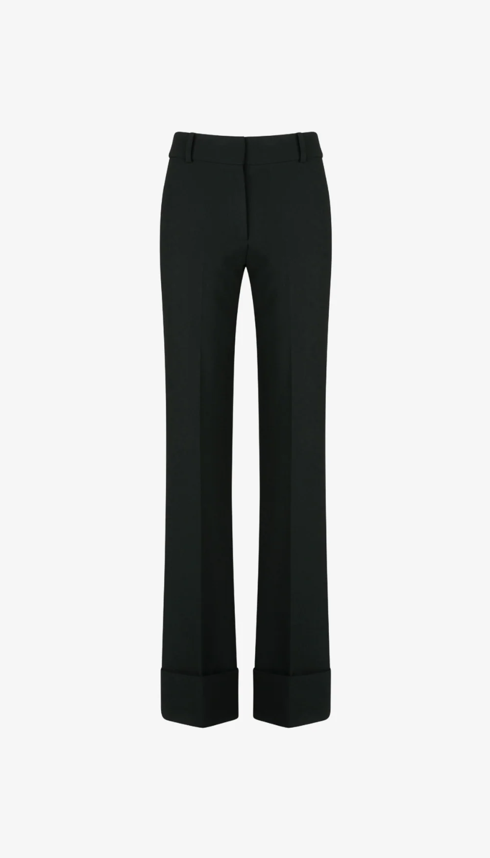 Wide Leg Cuffed Trouser - Image 4