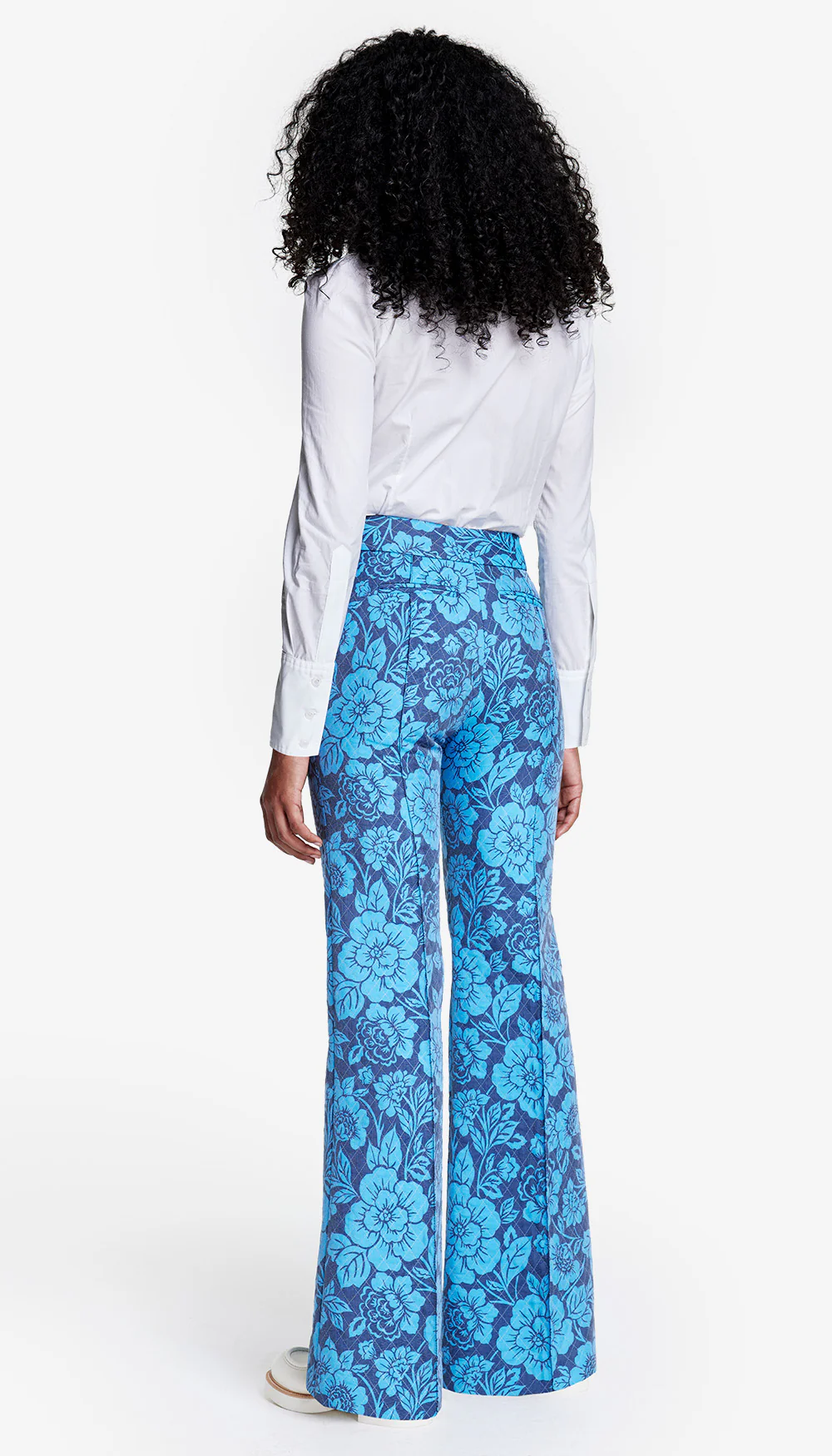 Wide Leg Pintuck Trouser - Image 3