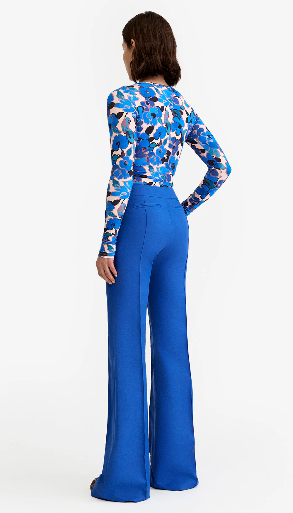 Wide Leg Pintuck Trouser - Image 4