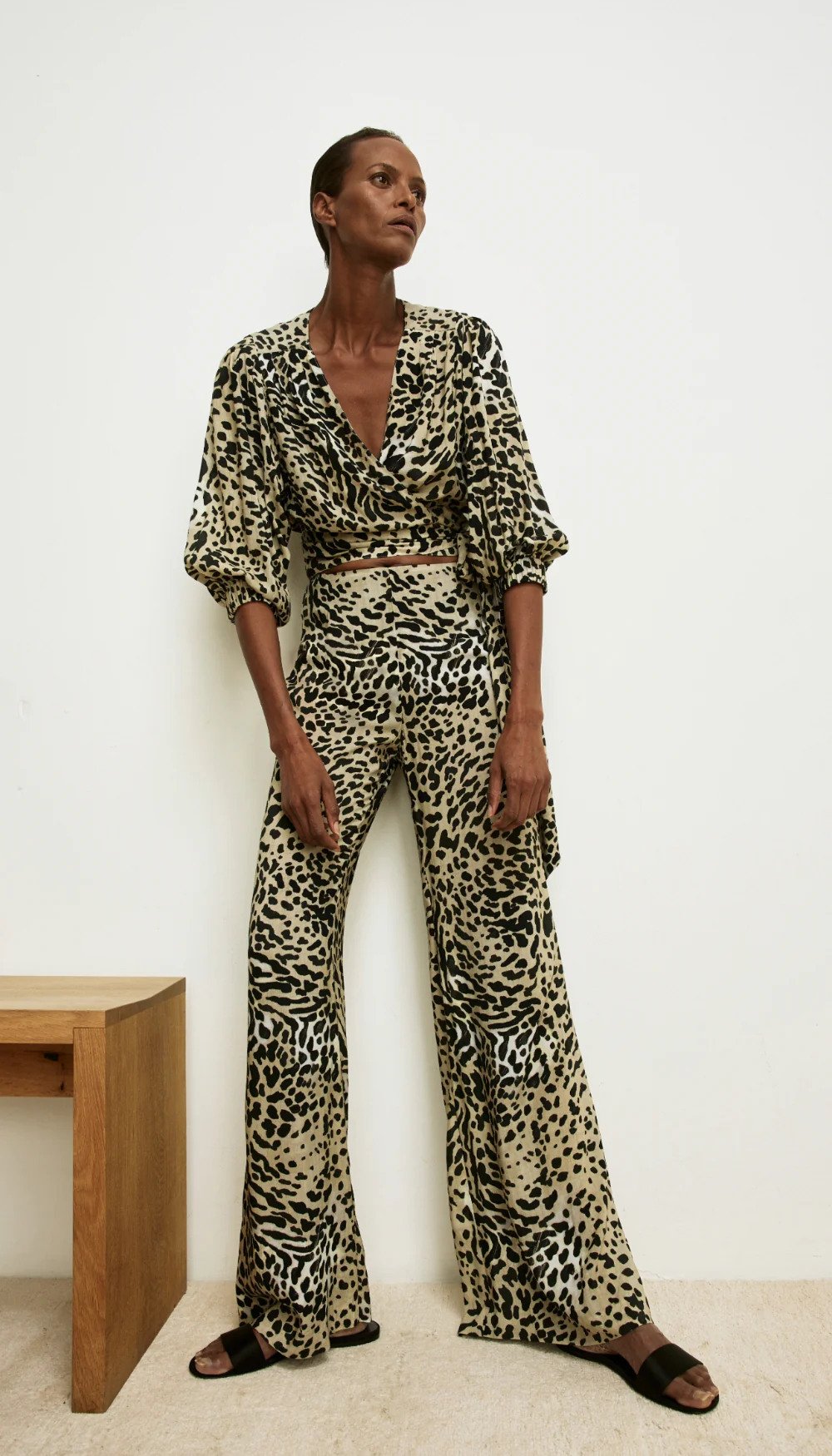 Side Zip Palazzo Pant - Image 4
