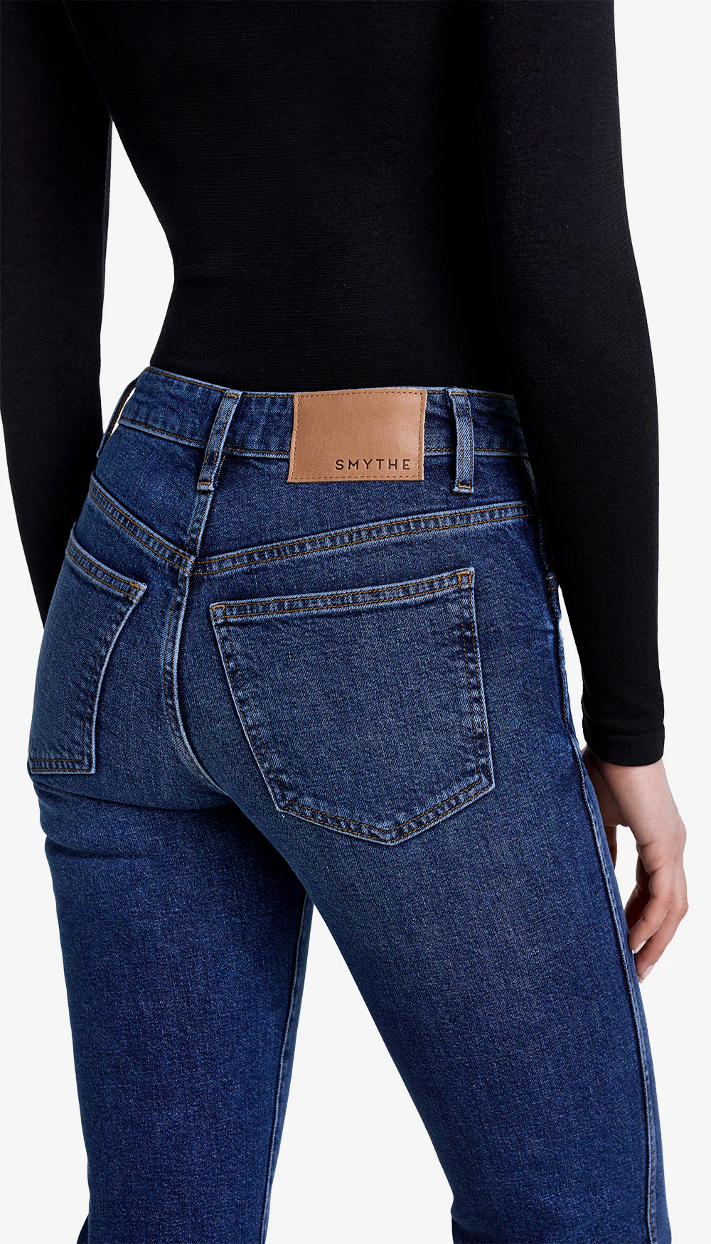 Wren Stretch Mid Rise Crop Straight Jean - Image 3
